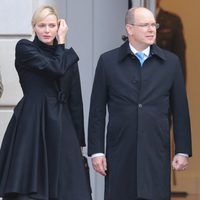 Los Príncipes Alberto y Charlene de Mónaco en Polonia
