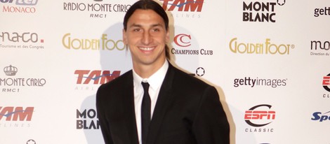 Zlatan Ibrahimovic en la gala de los Golden Foot 2012 en Mónaco