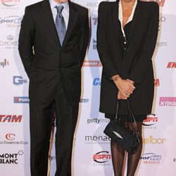 Louis Ducruet y Estefanía de Mónaco en la gala de los Golden Foot 2012