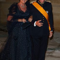 Los Reyes de Bélgica en la cena de gala previa a la boda de Guillermo y Stéphanie
