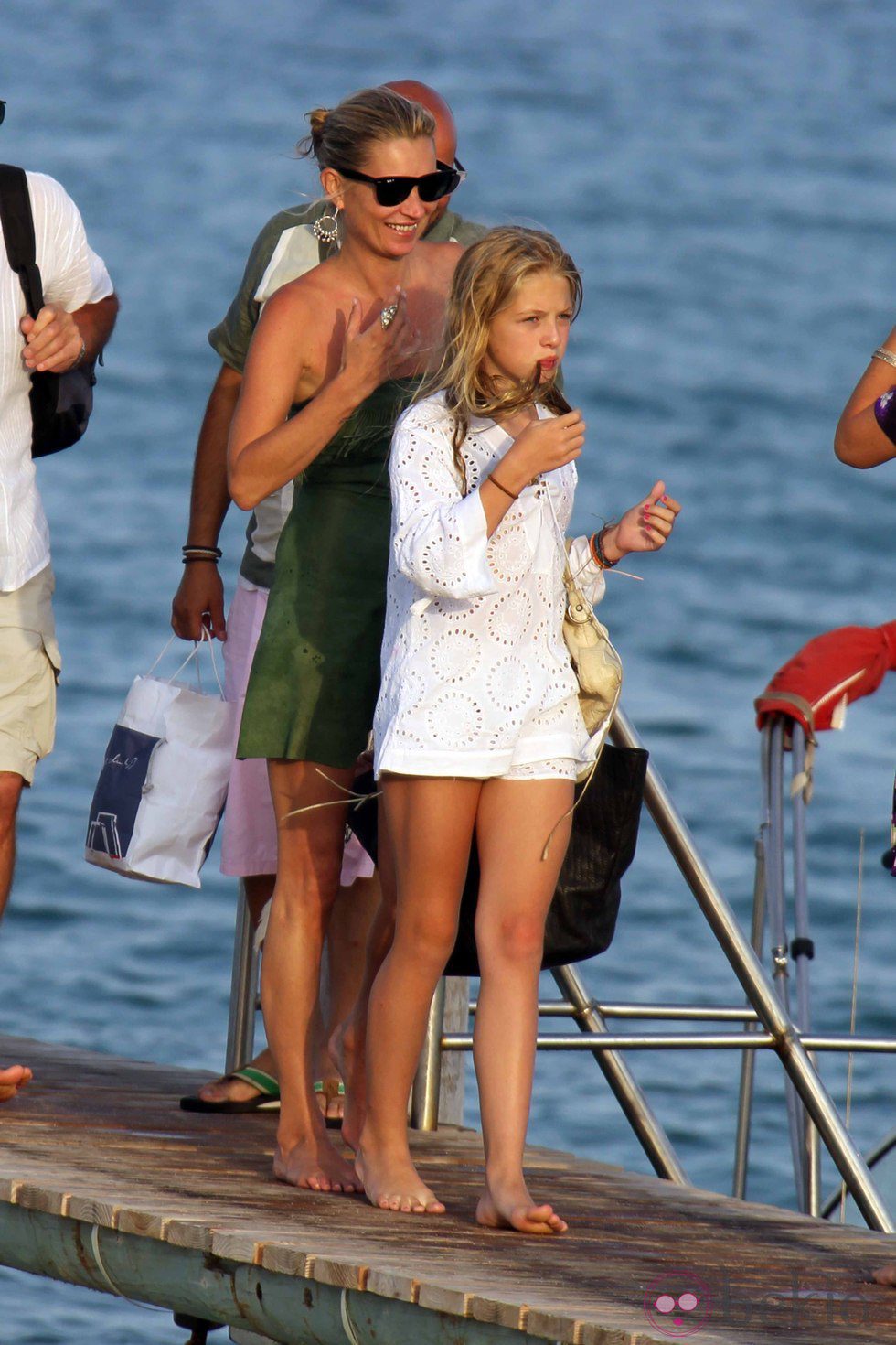 Kate Moss y su hija Lila Grace de vacaciones en Saint-Tropez