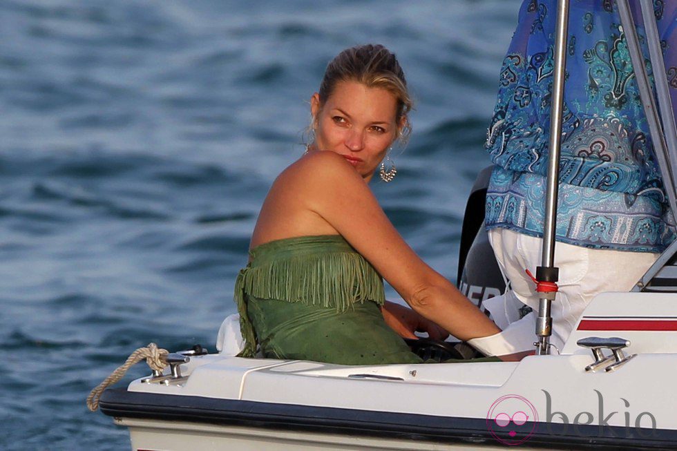 Kate Moss de vacaciones en Saint-Tropez
