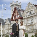 Yon González y Amaia Salamanca presentan 'Gran Hotel' en Santander