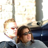 Carlota Casiraghi y su novio de vacaciones en Zurs en 2002