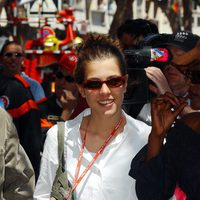 Carlota Casiraghi en el Gran Premio de Mónaco de 2002