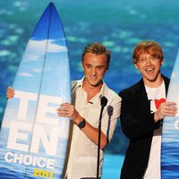 Tom Felton y Rupert Grint en los Teen Choice Awards 2011