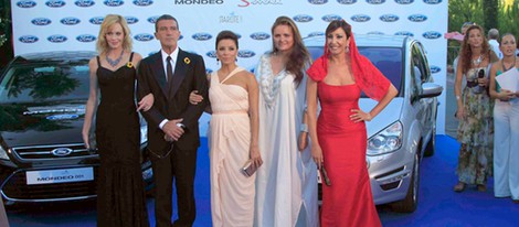 Melanie Griffith, Antonio Banderas, Eva Longoria y María Bravo en la Gala Starlite 2011