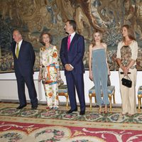 La Familia Real en la cena de autoridades en Mallorca