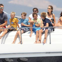 La Infanta Elena, el Duque de Palma, María Zurita y los nietos de los Reyes en las regatas 2011
