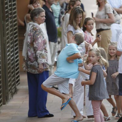 Recta final de las vacaciones de la Familia Real en Mallorca 2011