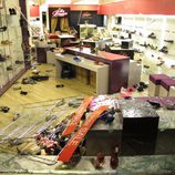 Una tienda del norte de Londres arrasada por los disturbios