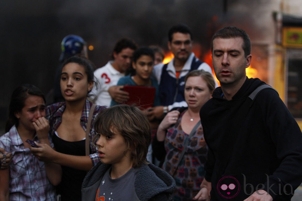 Familias aterrorizadas por los disturbios de Londres