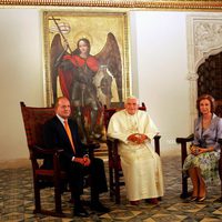 Los Reyes de España junto al Papa Benedicto XVI