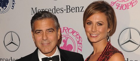 George Clooney y Stacy Kleiber en la 26th edición del 'baile del carrusel por la Esperanza'