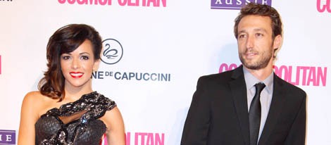 Raquel del Rosario y su novio Pedro Castro en los Premios Cosmopolitan Fun Fearless Female 2012