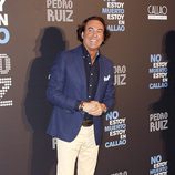 José Manuel 'Pipi' Estrada en el estreno de la obra de teatro 'No estoy muerto, estoy en callao'