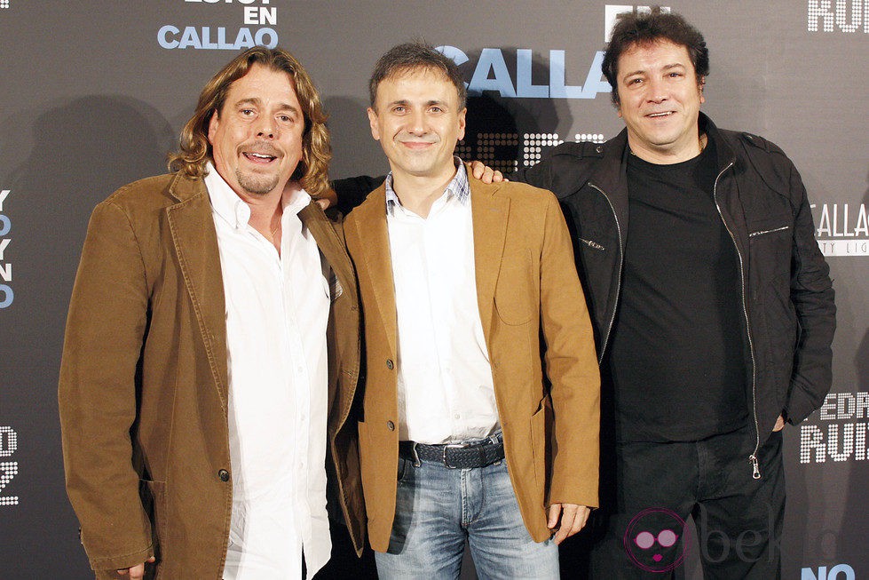 Juan Muñoz y José Mota juntos en el estreno de la obra 'No estoy muerto, estoy en Callao'
