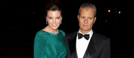 Mar Flores y Javier Merino en la cena de gala de la exposición 'El arte de Cartier'