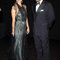 El Litri y Carolina Adriana Herrera en la cena de gala de la exposición 'El arte de Cartier'