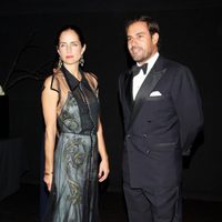 El Litri y Carolina Adriana Herrera en la cena de gala de la exposición 'El arte de Cartier'