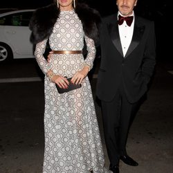 Nieves Álvarez y Marco Severini en la cena de gala de la exposición 'El arte de Cartier'