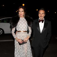 Nieves Álvarez y Marco Severini en la cena de gala de la exposición 'El arte de Cartier'