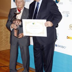 Vicente del Bosque en la entrega de los Premios Puentes del Mundo