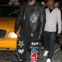 Kanye West en la fiesta de inauguración de una tienda Versace en Nueva York