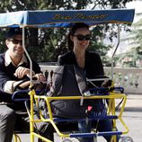 Olivia Wilde y su novio Jason Sudeikis paseando por Roma