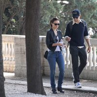 Olivia Wilde y su pareja Jason Sudeikis pasean por los alrededores de Roma