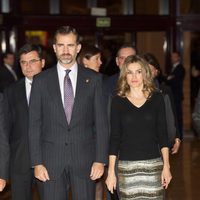 Don Felipe y Doña Letizia en el concierto previo a la entrega de los Príncipe de Asturias 2012