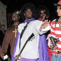 El rapero P.Diddy se disfraza para la fiesta de Halloween 2012