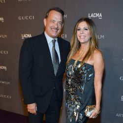 Tom Hanks y su mujer Rita Wilson en la Gala Lacma 2012