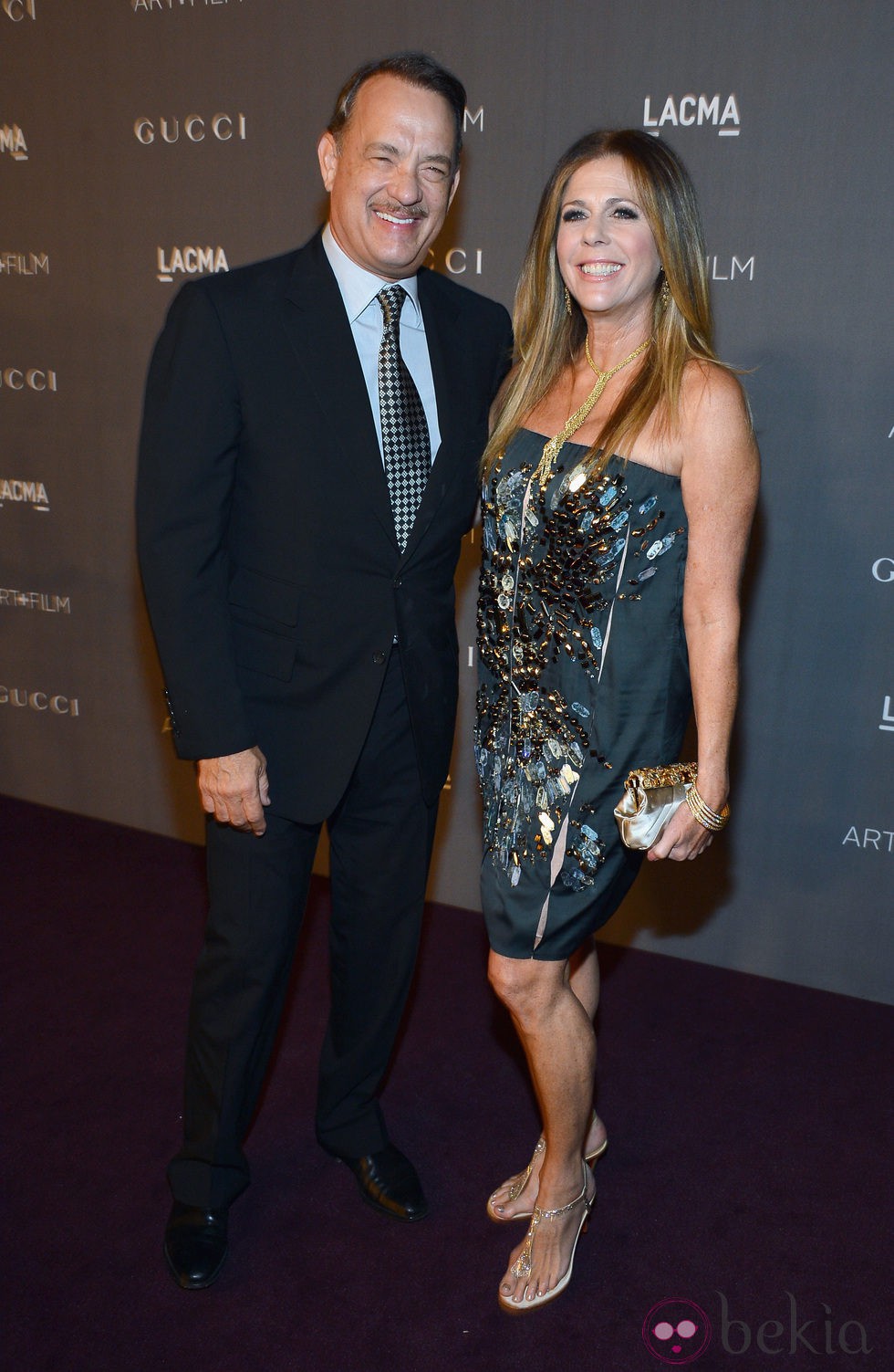Tom Hanks y su mujer Rita Wilson en la Gala Lacma 2012