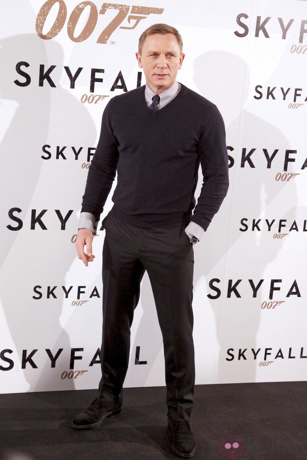 Daniel Craig en la presentación en Madrid de 'Skyfall'