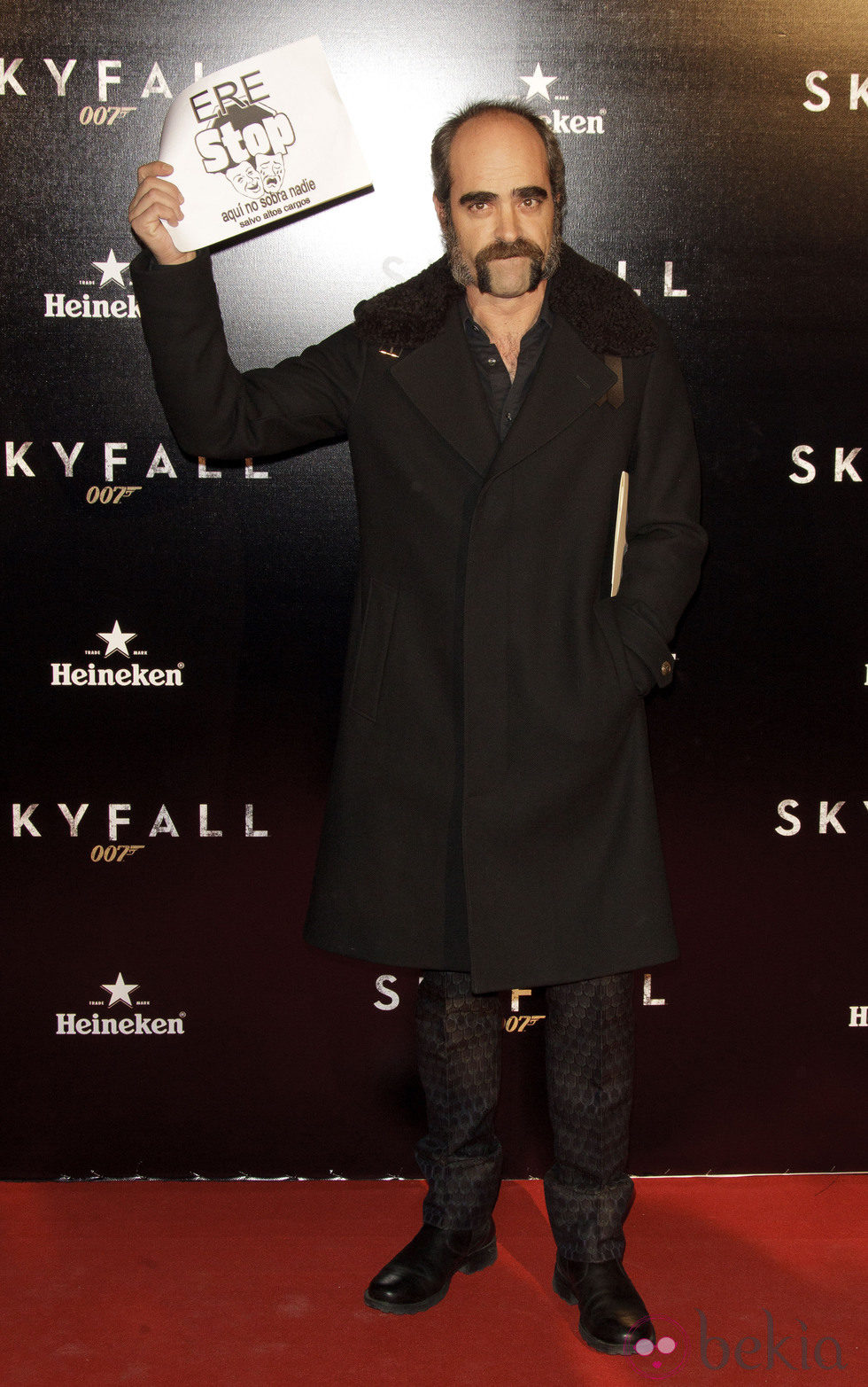 Luis Tosar en el estreno de 'Skyfall' en Madrid