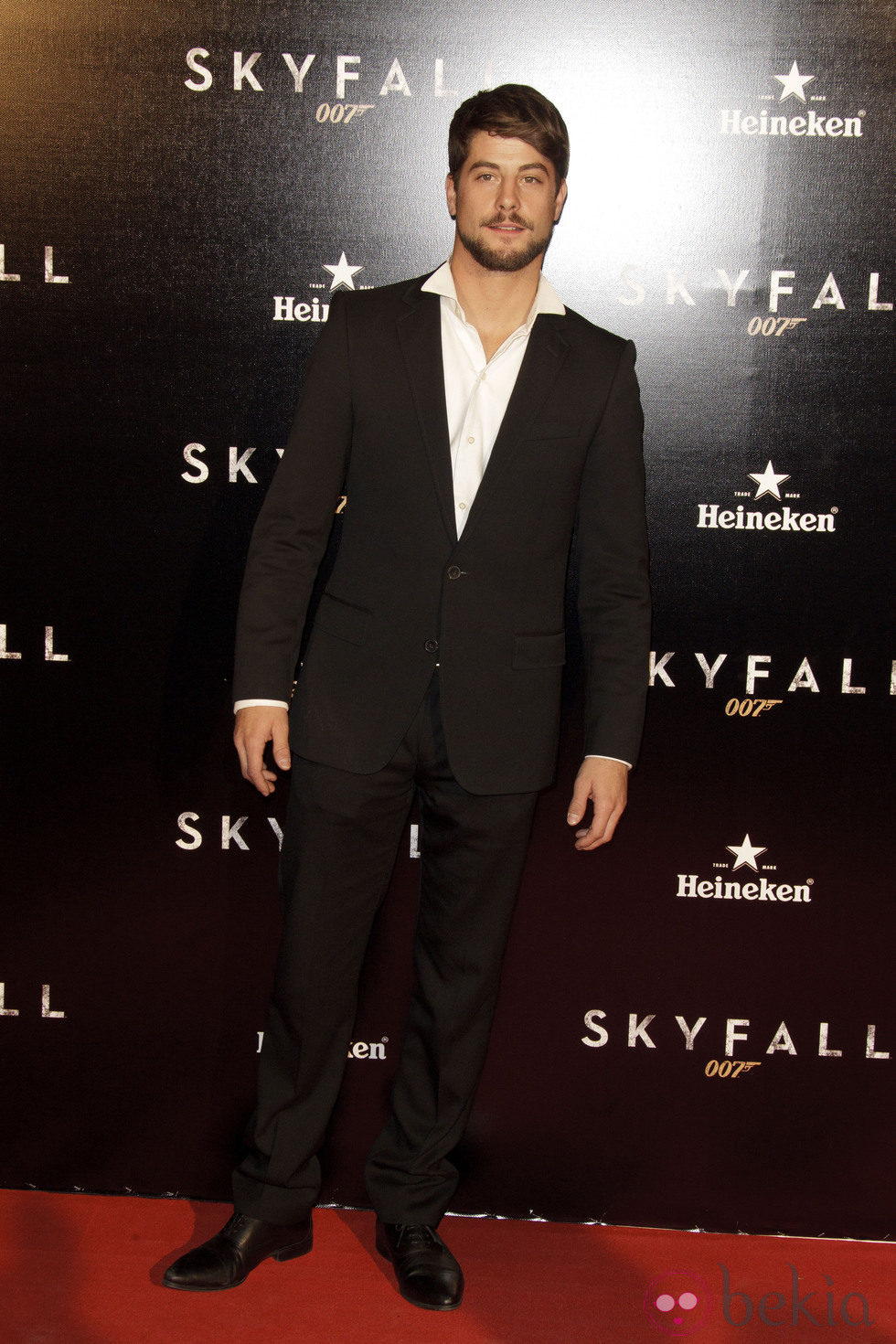 Luis Fernández en el estreno de 'Skyfall' en Madrid
