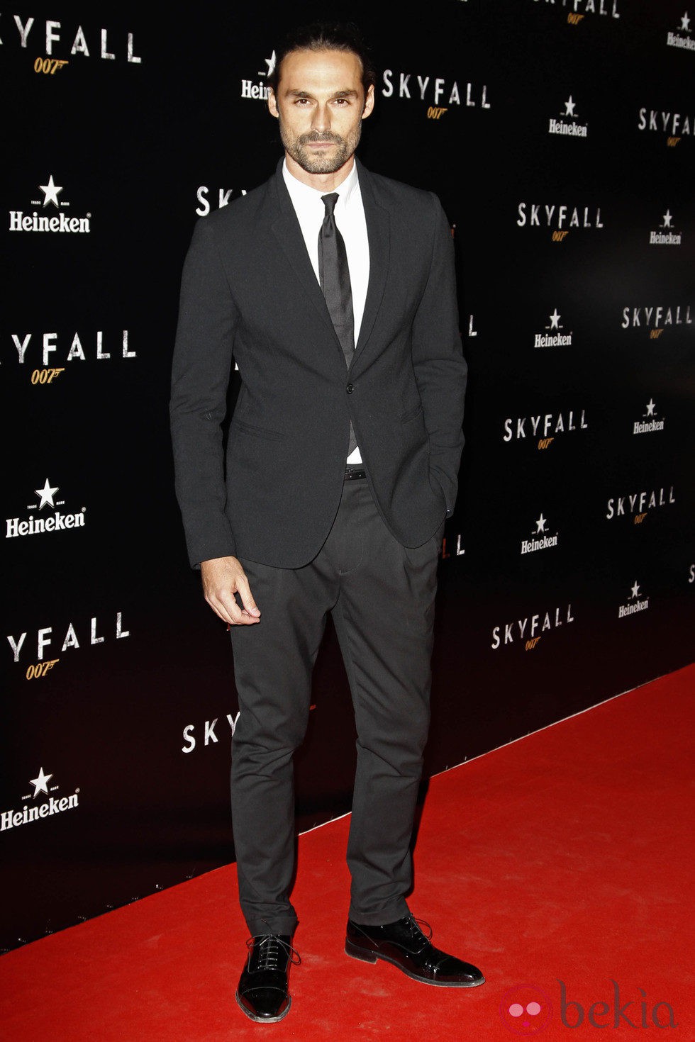 Iván Sánchez en el estreno de 'Skyfall' en Madrid