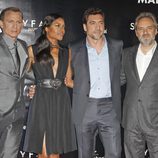 Daniel Craig, Naomie Harris, Javier Bardem y Sam Mendes estrenan 'Skyfall' en Madrid