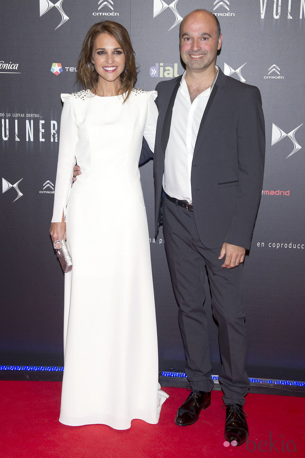 Paula Echevarría y Miguel Cruz Carretero en el estreno de 'Vulnerables'