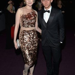 Evan Rachel Wood y Jamie Bell en una fiesta días antes de su boda