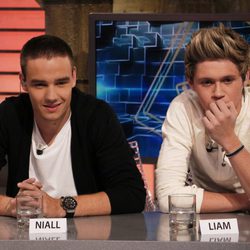 Los One Direction Liam Payne y Niall Horan en 'El hormiguero'