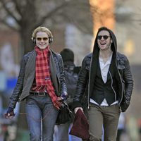 Evan Rachel Wood y Jamie Bell paseando por Nueva York