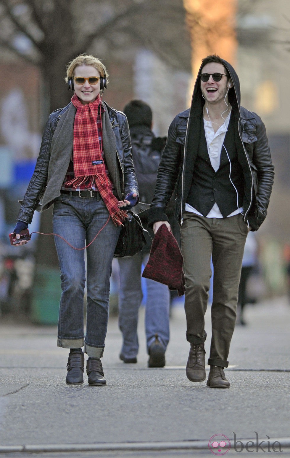 Evan Rachel Wood y Jamie Bell paseando por Nueva York