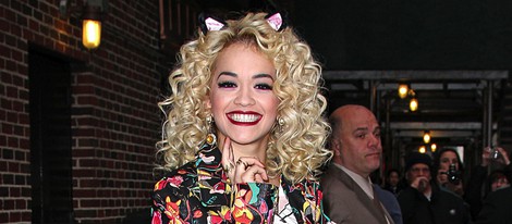 Rita Ora en 'Late Show'