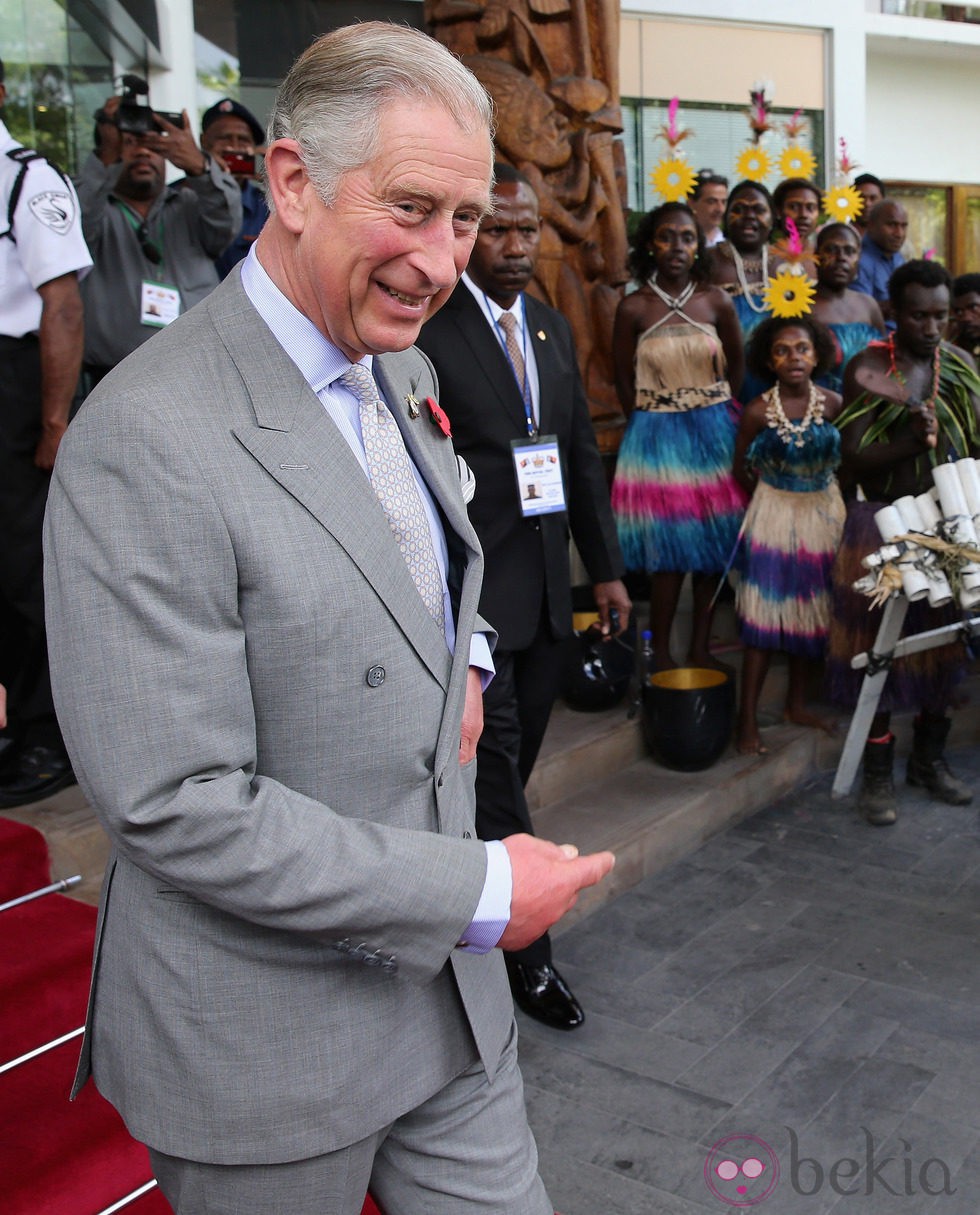 El Príncipe de Gales en Papúa Nueva Guinea