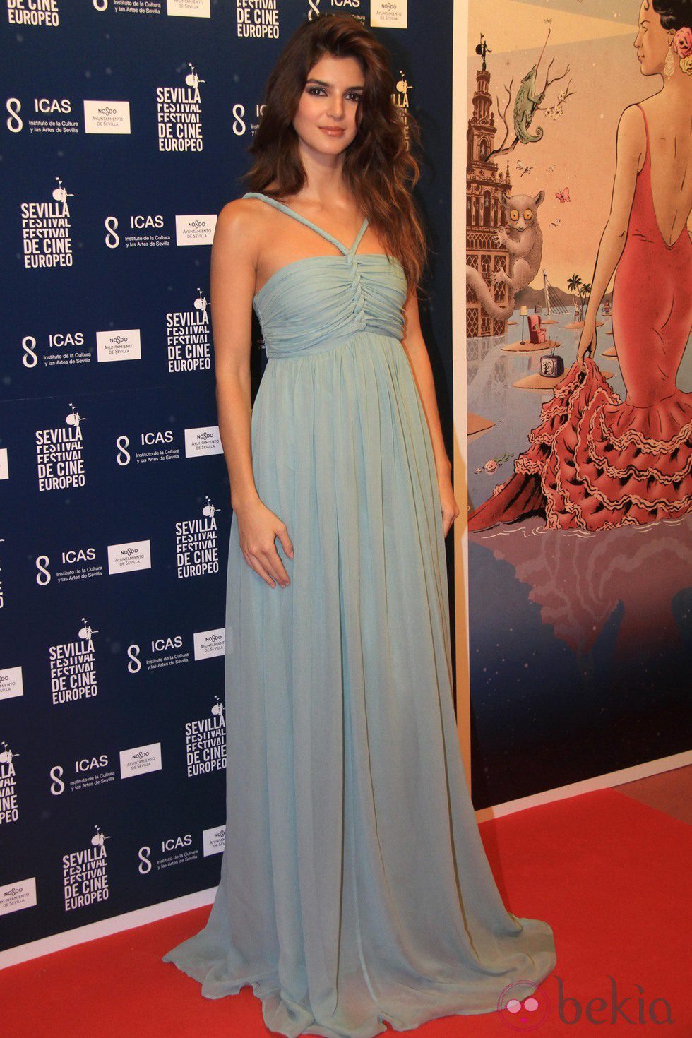 Clara Lago en el estreno de 'Fin' en el Festival de Cine Europeo de Sevilla 2012