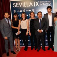 Reparto de 'Fin' en el Festival de Cine Europeo de Sevilla 2012