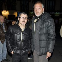 Ángel Pardo y Jordi Rebellón en la manifestación de los actores en defensa de la Cultura