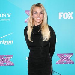 Britney Spears en la fiesta de finalistas de 'The X Factor'